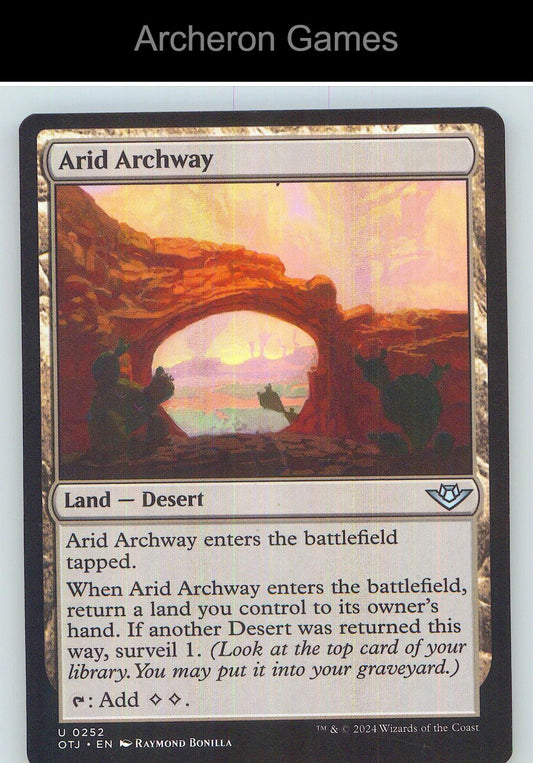 Arid Archway OTJ 252 UC MTG Card NM/EX+