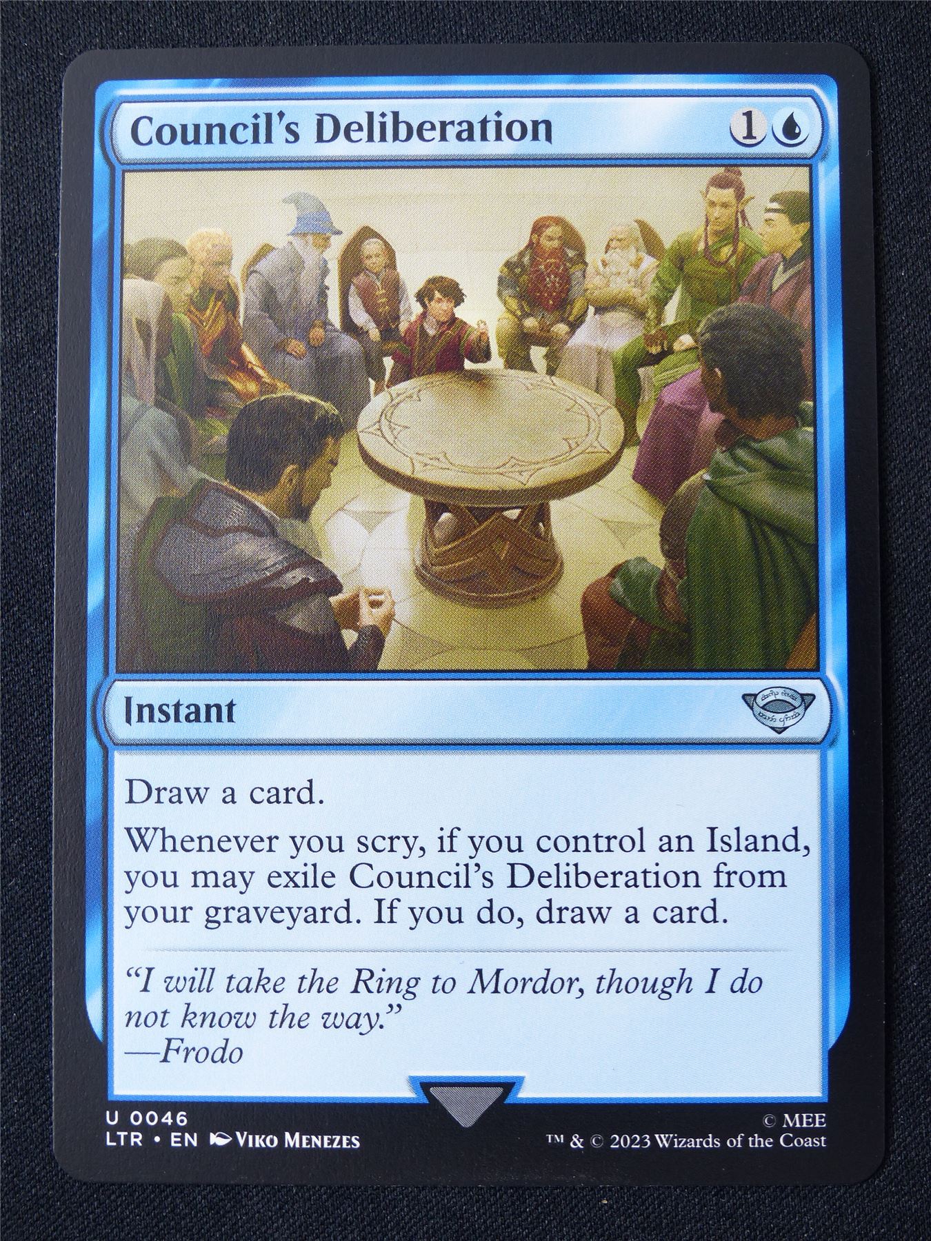 Council's Deliberation - LTR - Mtg Card #16G