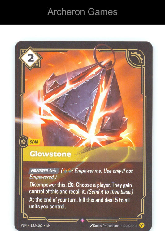 Glowstone VEN 133/166 R Vendetta Riftbound Card Foil
