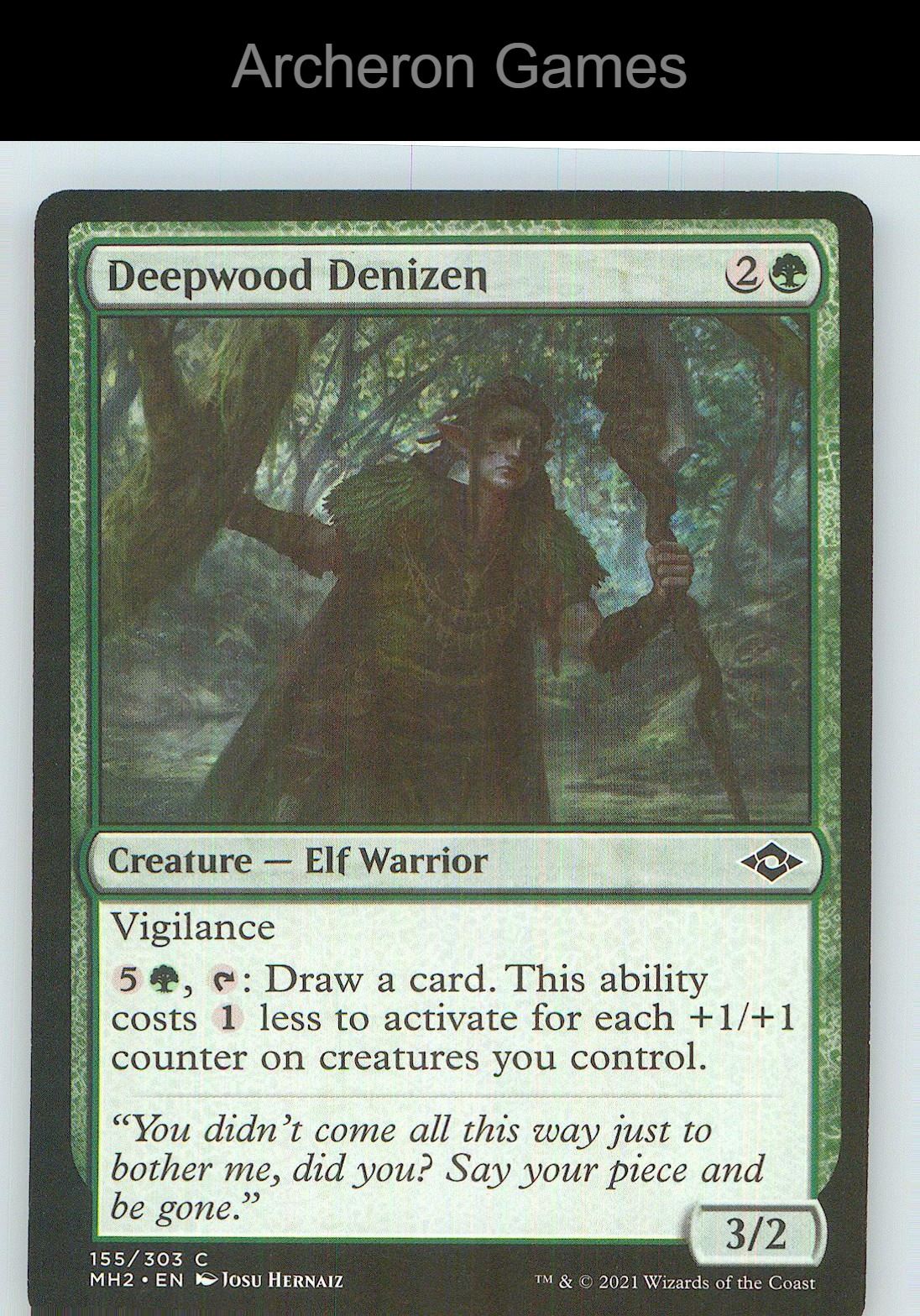 Deepwood Denizen MH2 155 C MTG Card NM/EX+