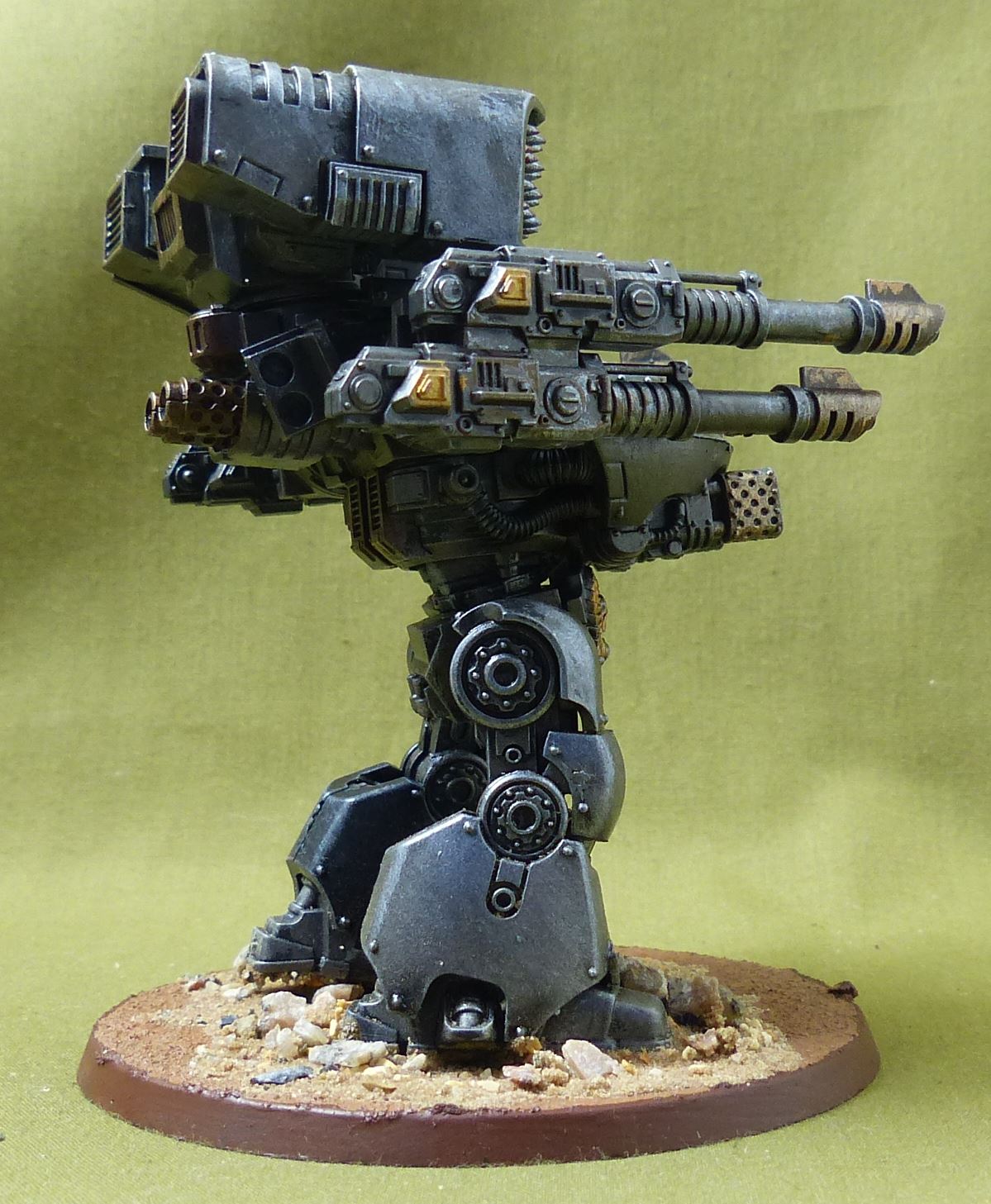 Deredeo Dreadnought: Anvilus Configuration painted - Iron Hands - Warhammer Horus Heresy #9H5