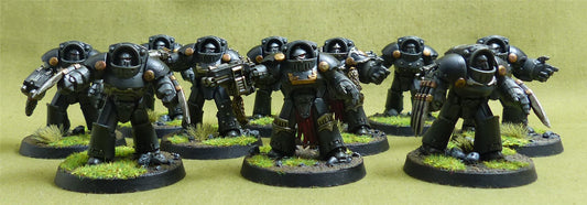 Legion Tartaros Terminator Squad painted - Adepta Astartes - Warhammer Horus Heresy #4XH