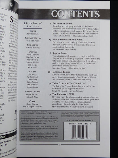 Inferno! Tales of Fantasy and Adventure #24 - Workshop Black Library Publication #1O2