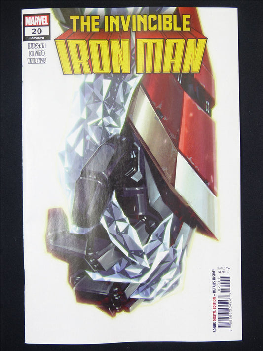 The invincible IRON Man #20 - B&B Sep 2024 Marvel Comic #3JG