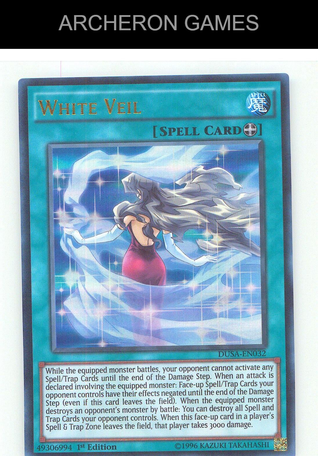 White Veil Ultra Rare YUGIOH Card 1st Edition