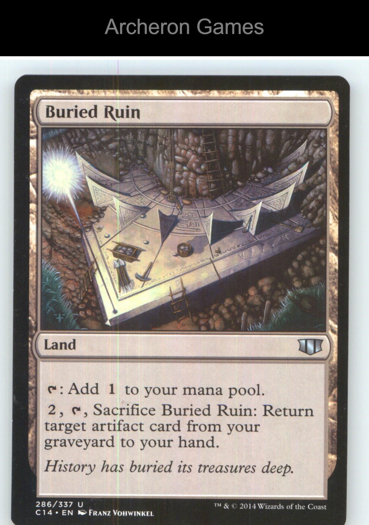 Buried Ruin C14 286 UC MTG Card NM/EX+