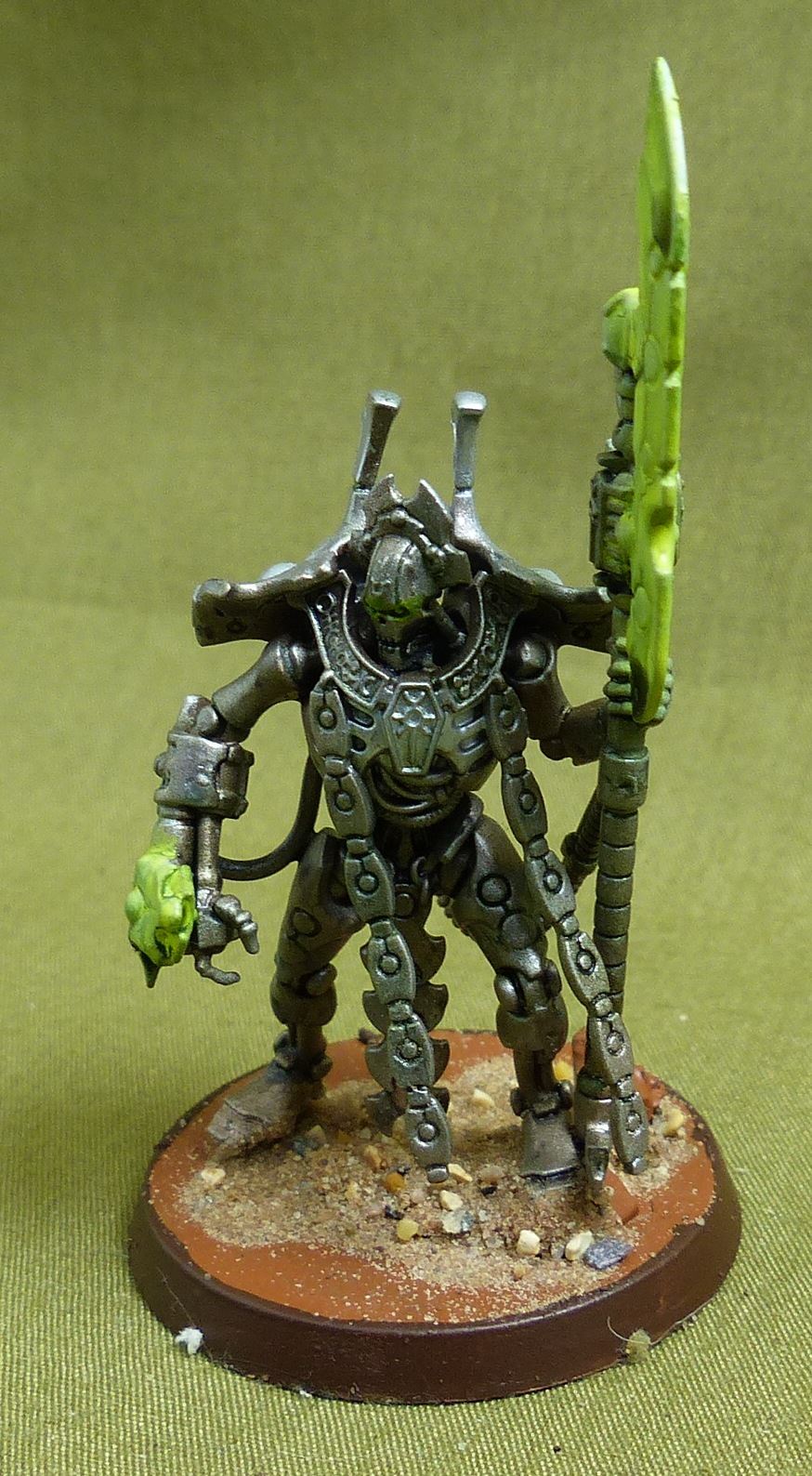 Overlord with Tachyon Arrow painted - Necrons - Warhammer 40K #40D