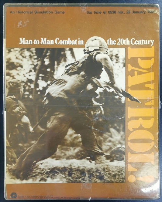 Patrol!: Man-to-Man Combat 20th Century - SPI Game #QV