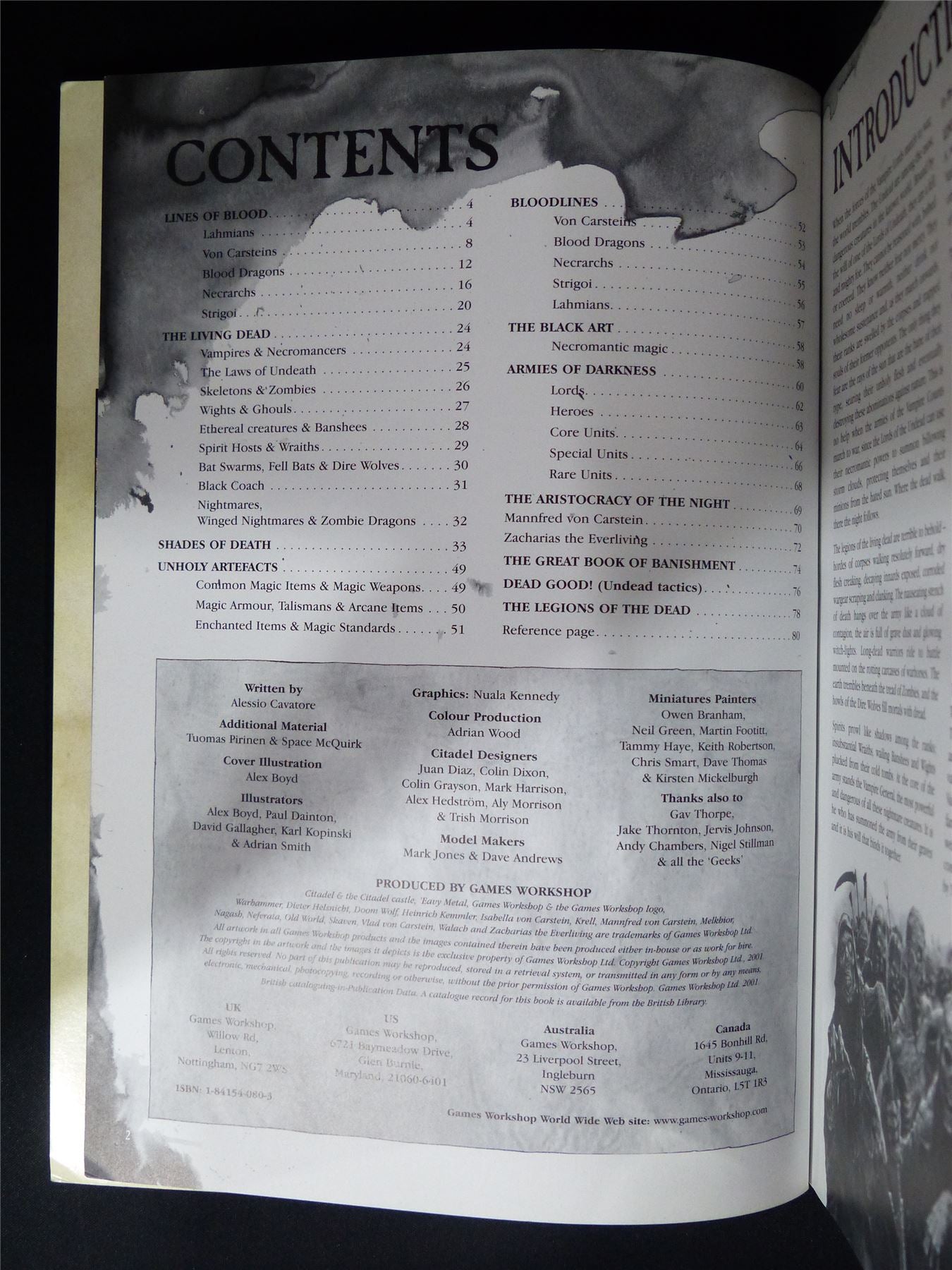 Warhammer Armies: Vampire Counts 6th Edition Softback - Warhammer Old World #1H3