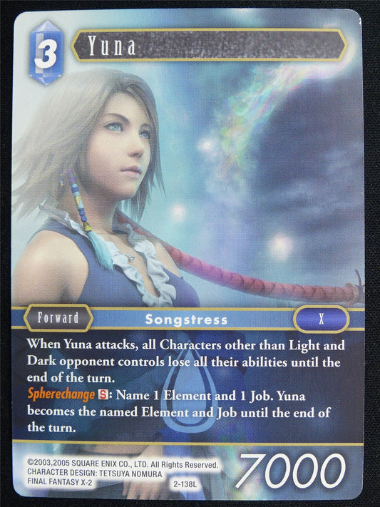 Yuna 2-138L - Final Fantasy Card #4TH