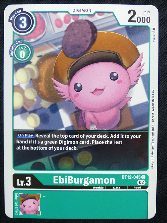 EdiBurgamon BT12-045 - Digimon Card #OZ