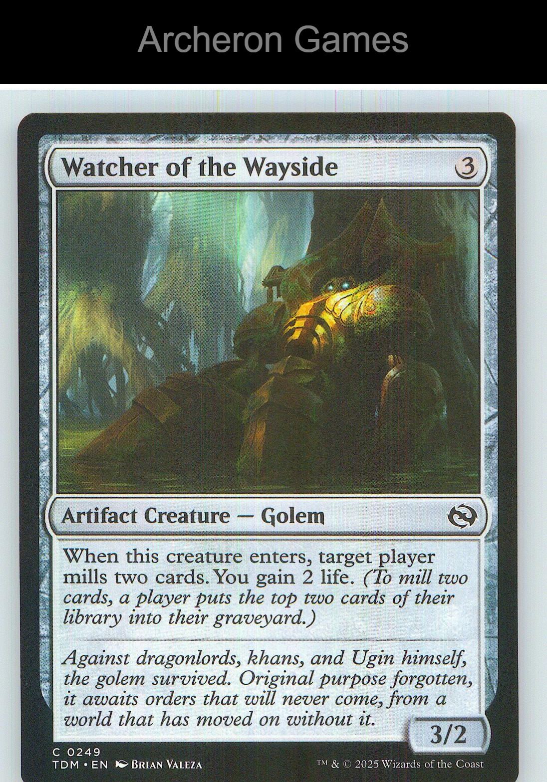 Watcher of the Wayside TDM 249 C MTG Card NM/EX+