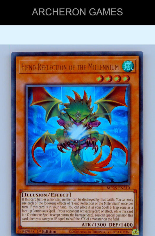 Fiend Reflection of the Millennium Ultra Rare YUGIOH Card 1st Edition