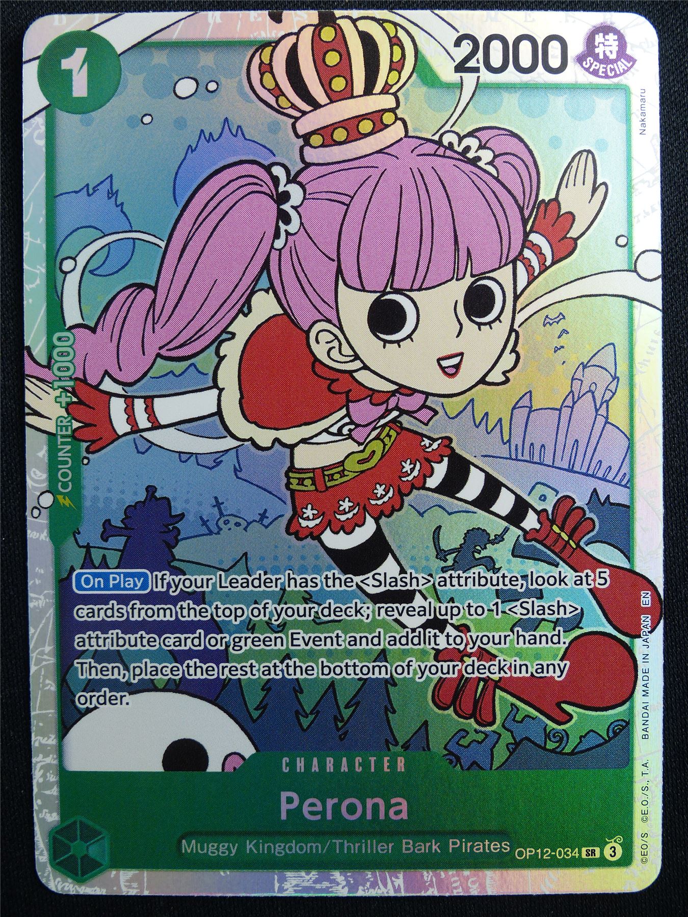 Perona OP12-034 SR Foil - One Piece Card #4WX