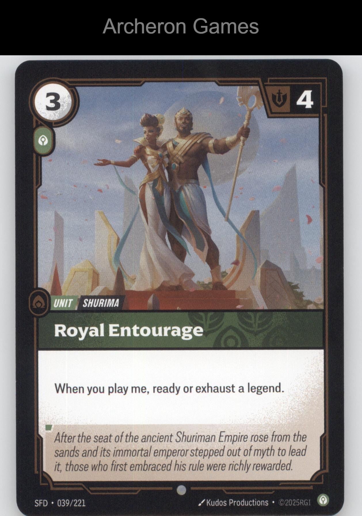 Royal Entourage SFD 039/221 C  Card Spiritforged