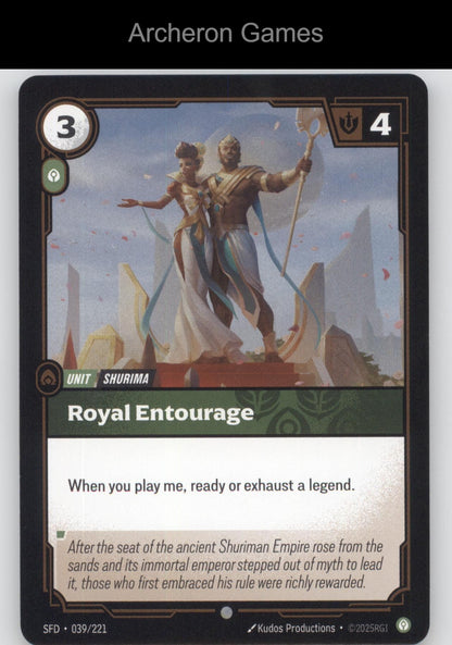 Royal Entourage SFD 039/221 C  Card Spiritforged