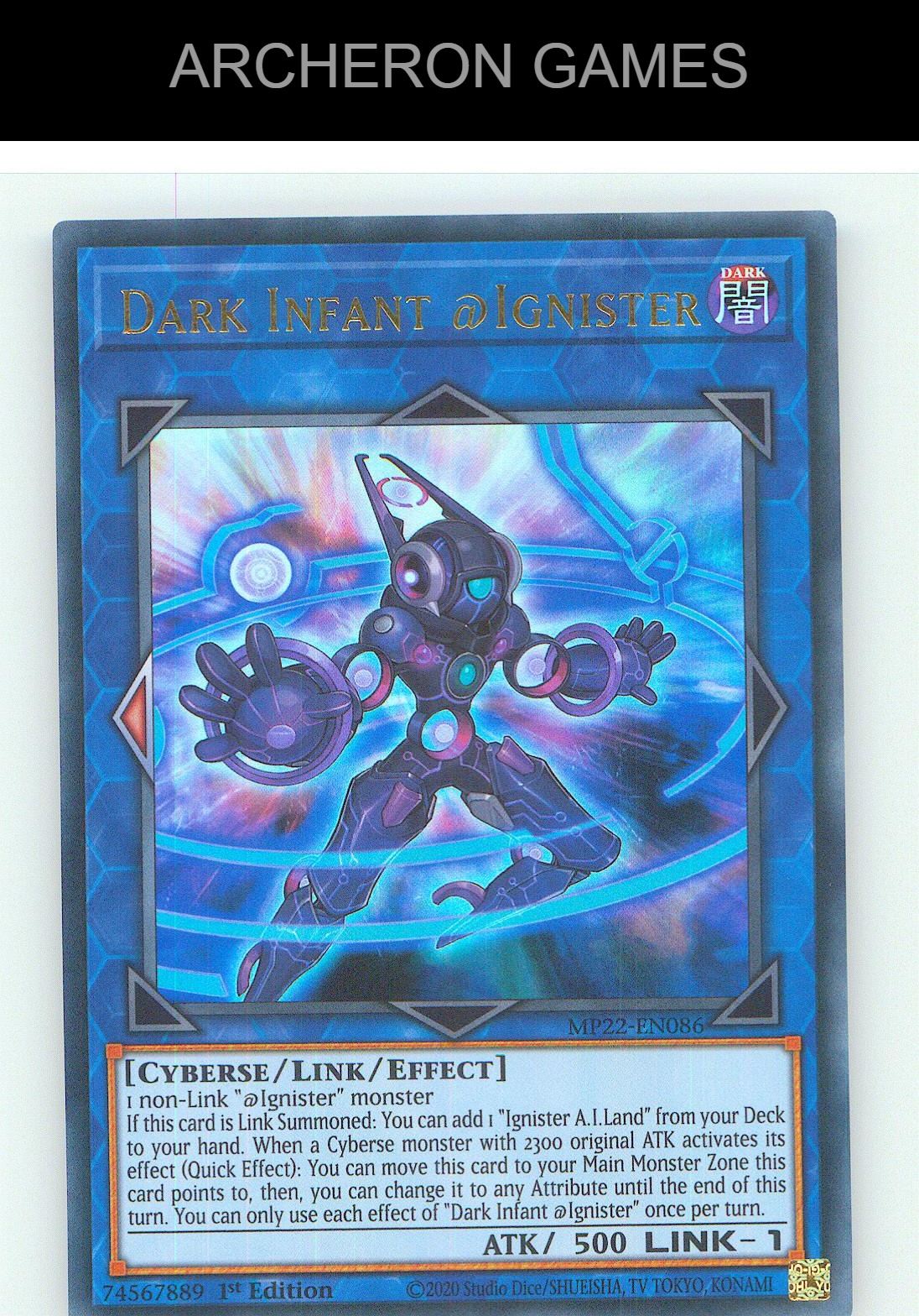 Dark Infant @Ignister Ultra Rare YUGIOH Card 1st Edition