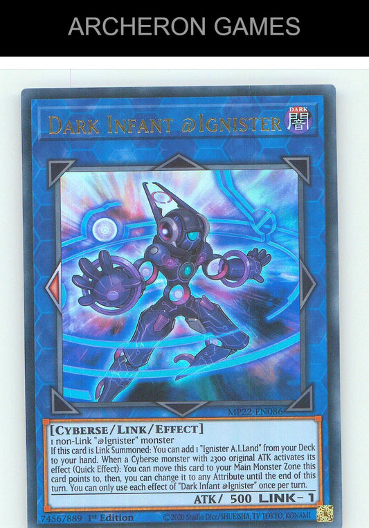 Dark Infant @Ignister Ultra Rare YUGIOH Card 1st Edition