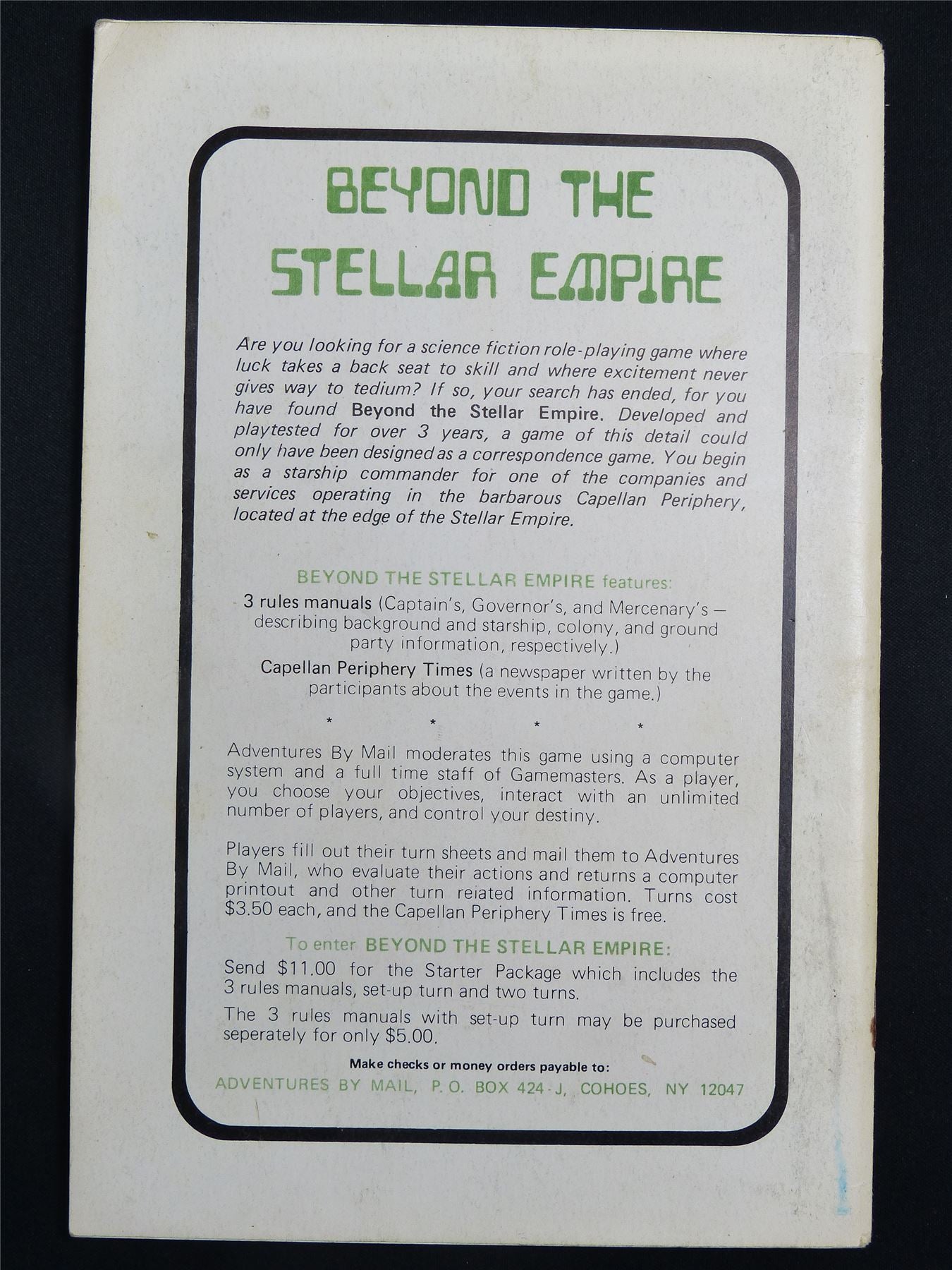 The Journal of the Travellers' Aid Society #11  - Roleplaying Booklet #2TG