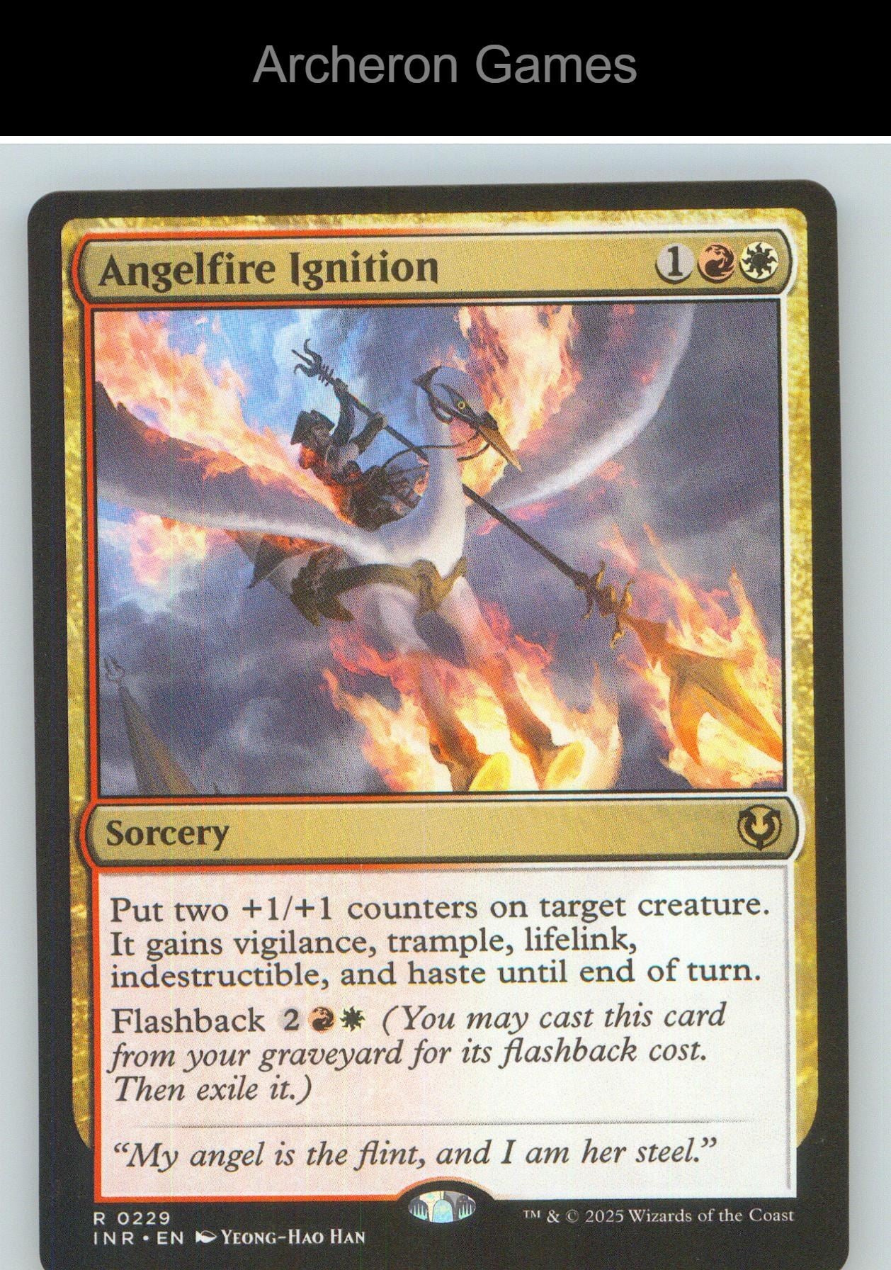 Angelfire Ignition INR 229 R MTG Card NM/EX+
