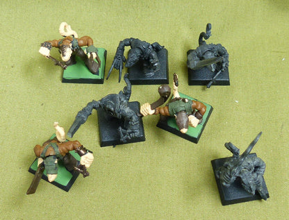 Classic Clan Rats set of 7 OOP - Skaven - Warhammer Old World #12H