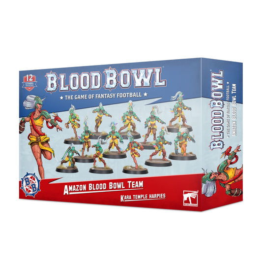 Amazon Team - Kara Temple Harpies - Blood Bowl #1E4