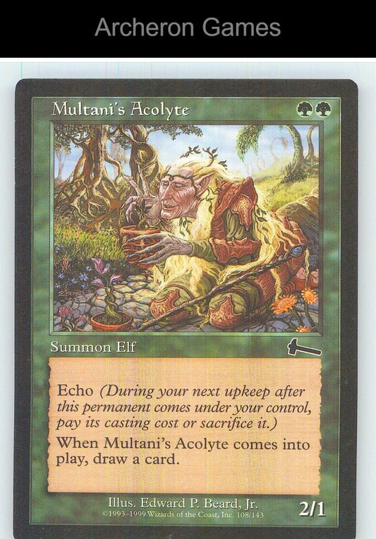 Multani's Acolyte ULG 108 C MTG Card NM/EX+