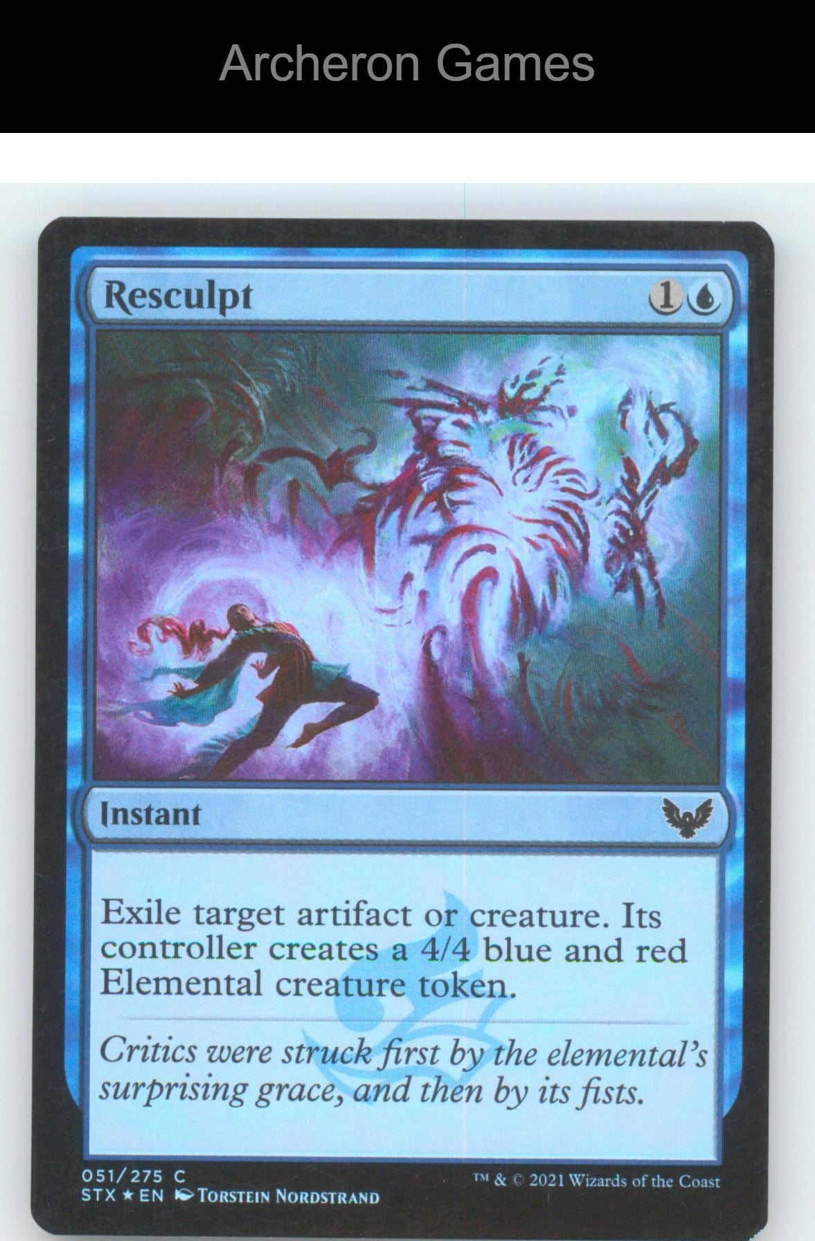 Resculpt STX 51 C MTG Card Strixhaven: School of Mages Foil