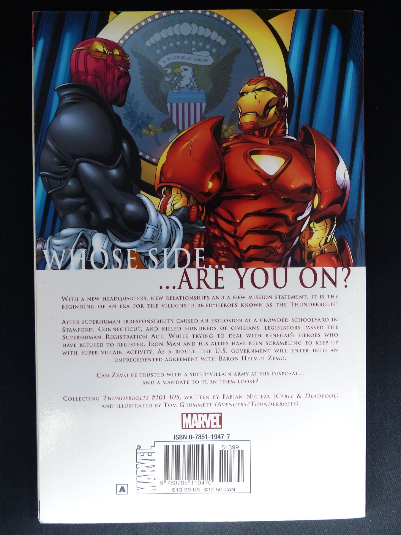 Civil War: Thunderbolts - Marvel Graphic Softback #PG