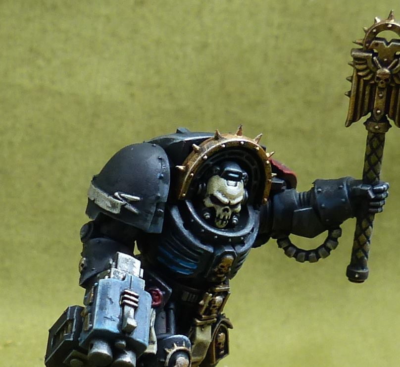 Chaplain in Terminator Armour painted - Space Marines - Warhammer 40K #5BQ