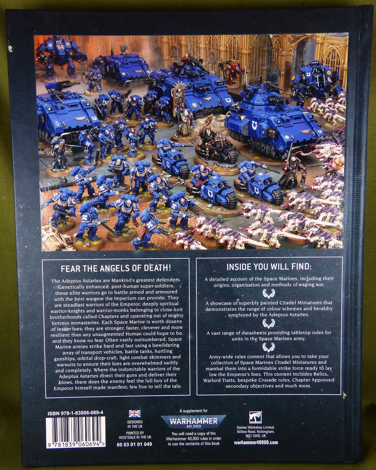 Space Marines Codex - Hardback - Warhammer AoS 40k #1FG