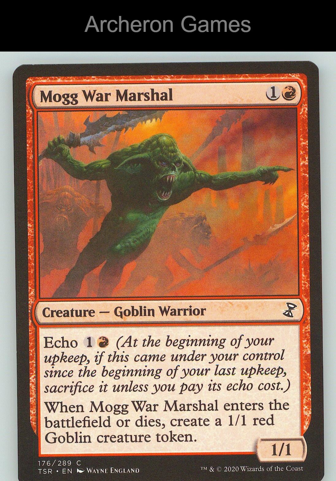 Mogg War Marshal TSR 176 C MTG Card NM/EX+