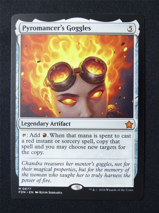 Pyromancer's Goggles - FDN - Mtg Card #5A5