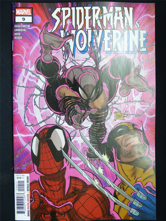 SPIDER-MAN & Wolverine #9 - B&B Mar 2026 Marvel Comic #1FV