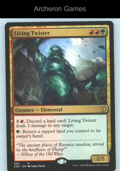 Living Twister 93 R MTG Card Commander: Zendikar Rising