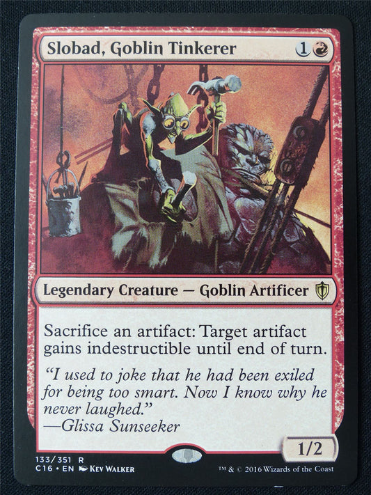 Slobad Goblin Tinkerer - C16 - Mtg Card #2AW