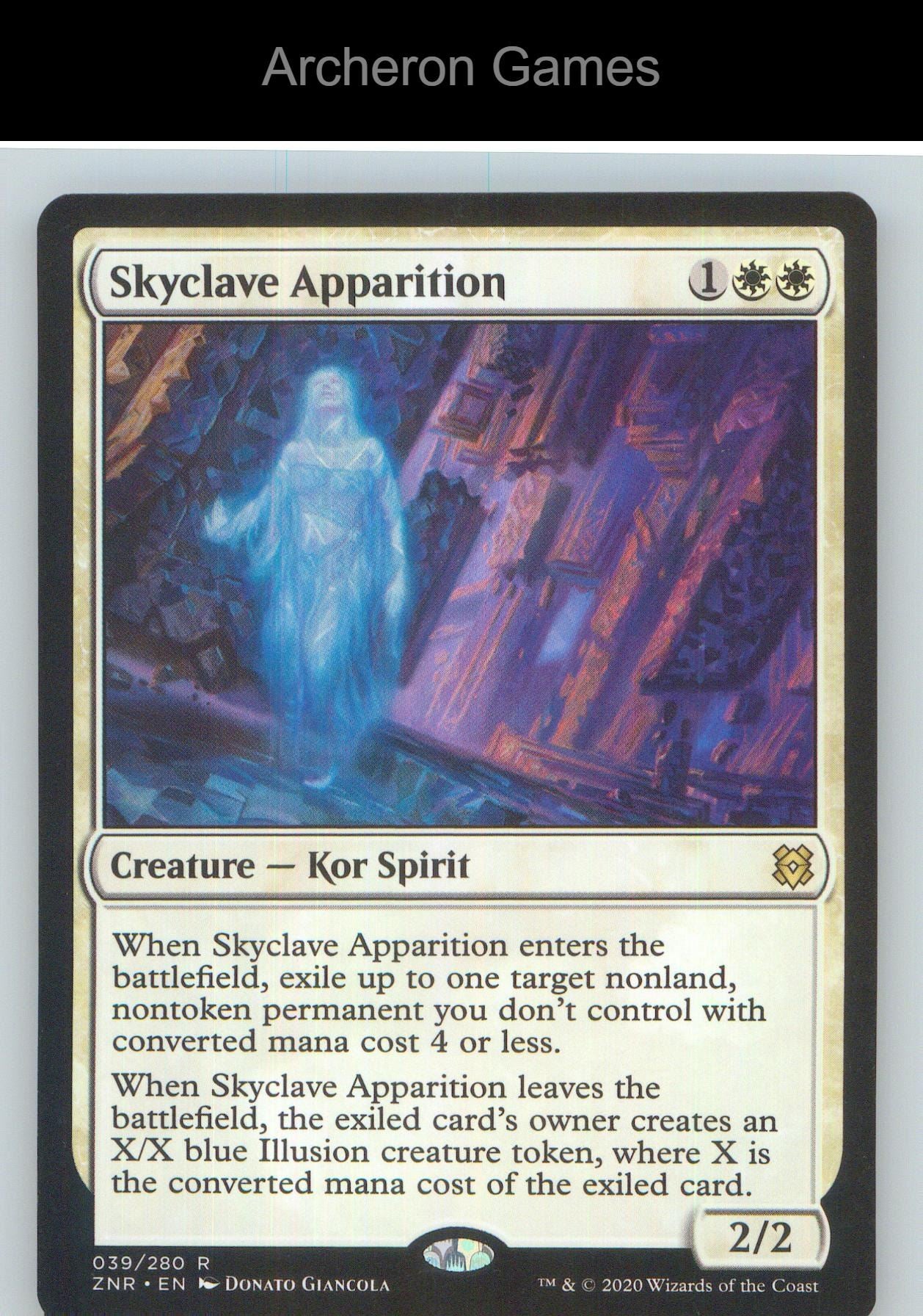Skyclave Apparition ZNR 39 R MTG Card NM/EX+