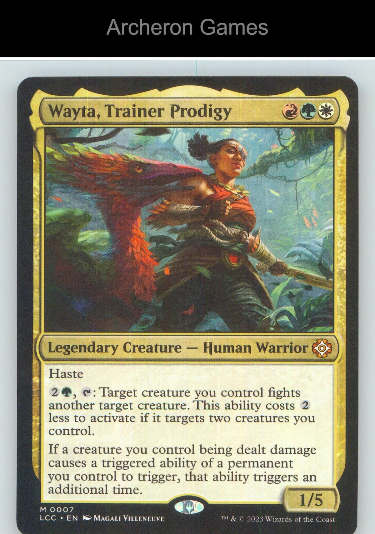 Wayta, Trainer Prodigy LCC 7 Mythic MTG Card NM/EX+