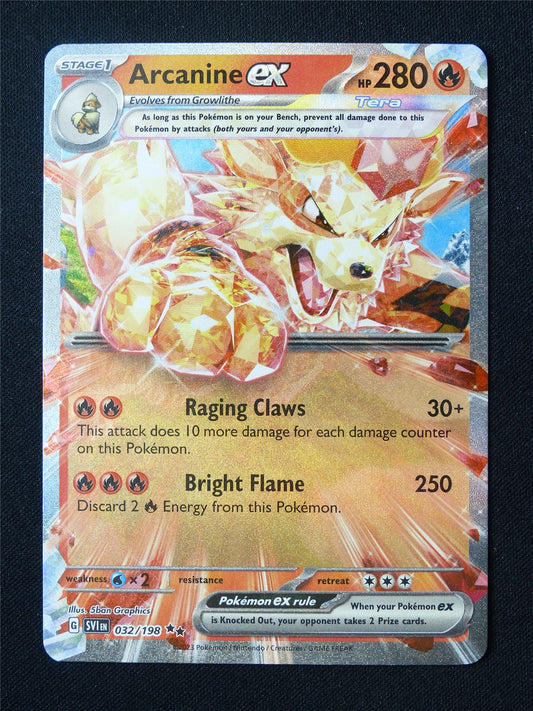 Arcanine EX 032/198 Textured Holo - Pokemon Card #2RD