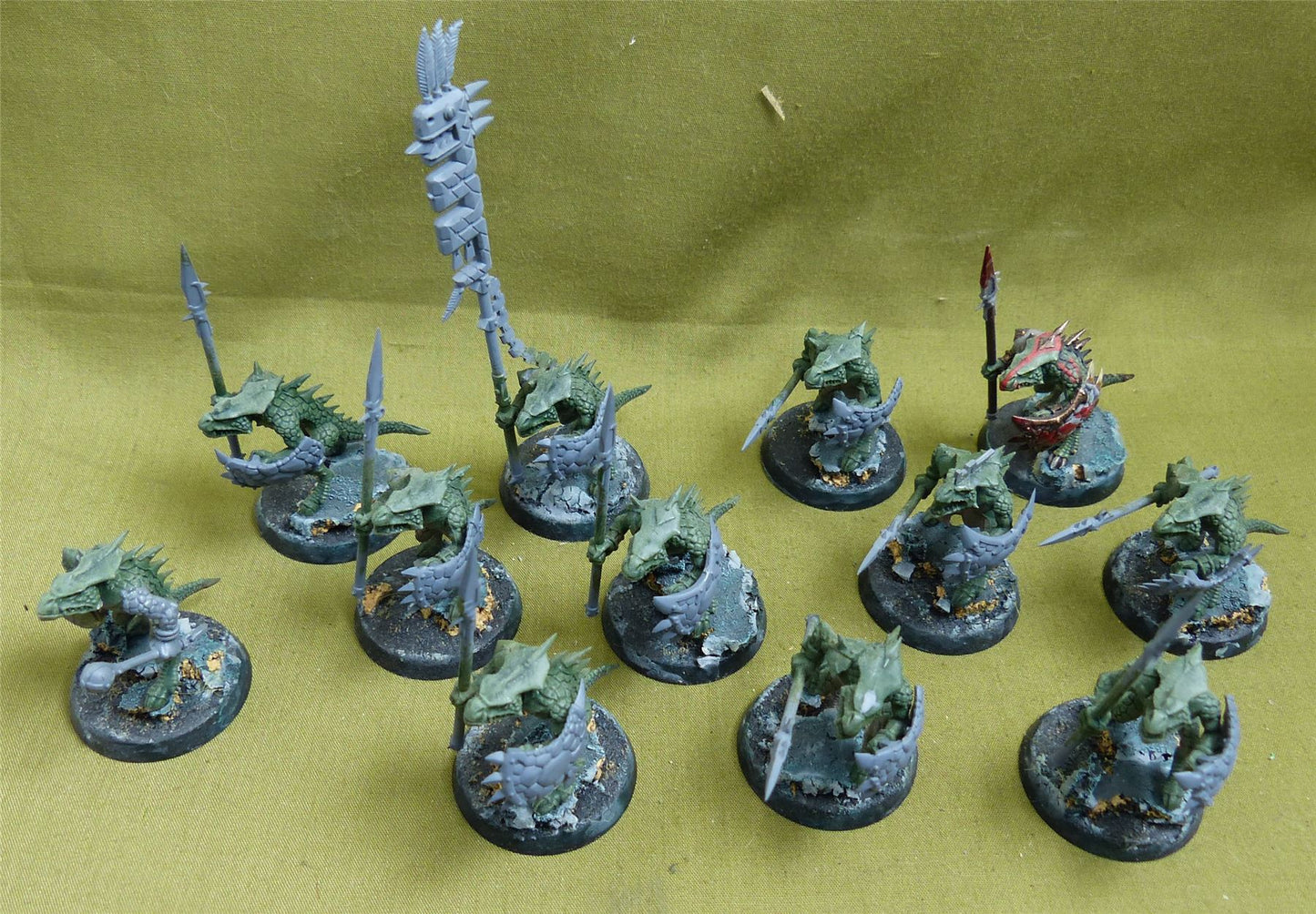 Saurus Warriors set of 12 - Seraphon - Warhammer AoS #1GI