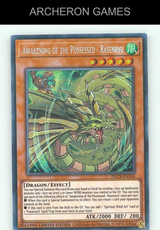 Awakening of the Possessed - Rasenryu SEC YUGIOH Card