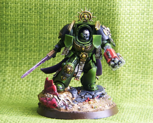 Space Marines - Captain in Terminator Armour Painted - Warhammer AoS 40k #48