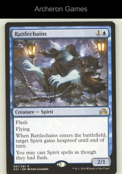 Rattlechains 81 R MTG Card Shadows over Innistrad