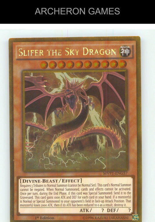 Slifer the Sky Dragon Gold Rare YUGIOH Card Unlimited