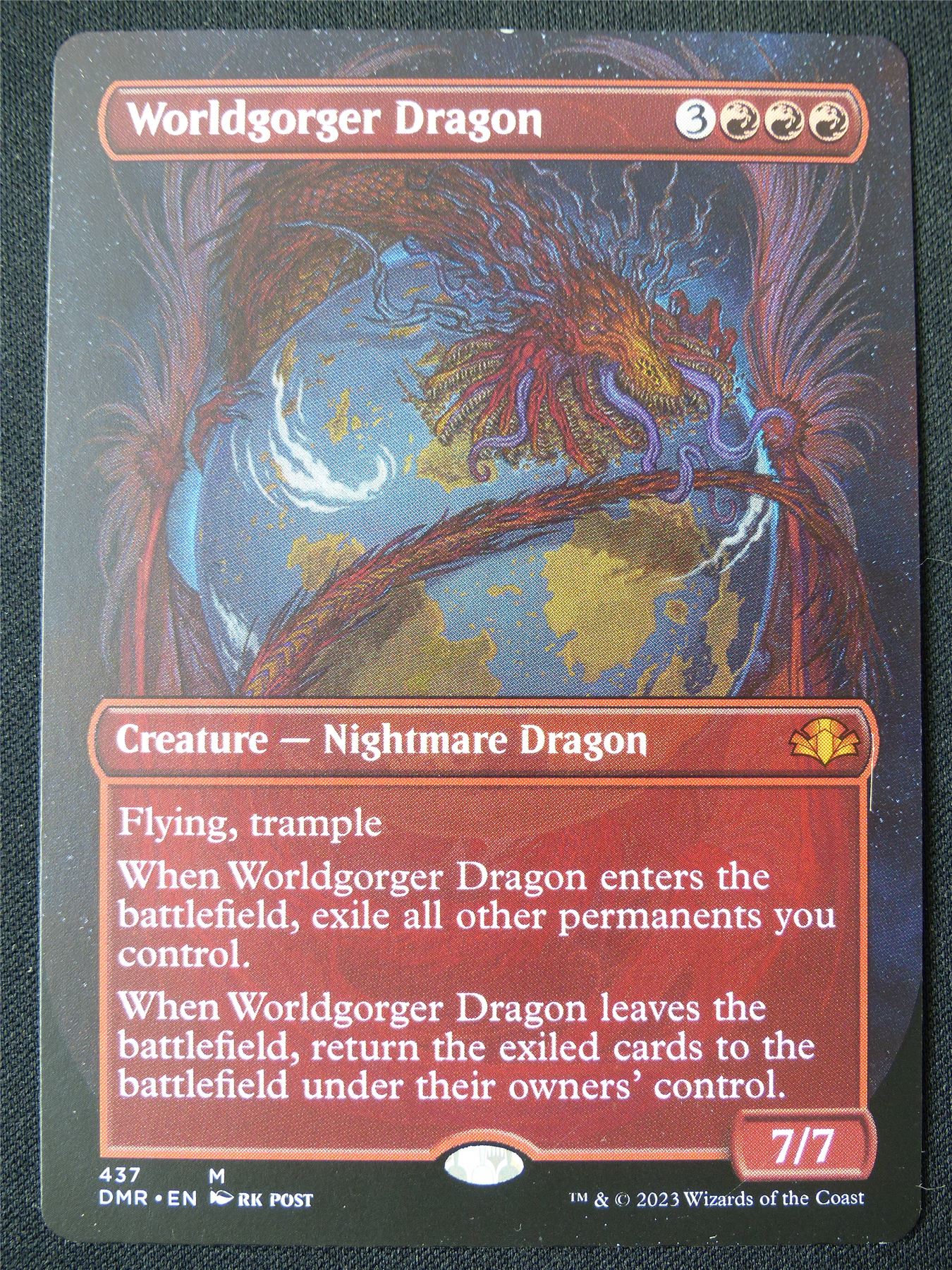 Worldgorger Dragon Borderless - DMR - Mtg Card #240