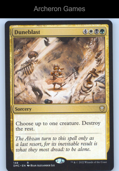 Duneblast 148 R MTG Card Commander: Dominaria United