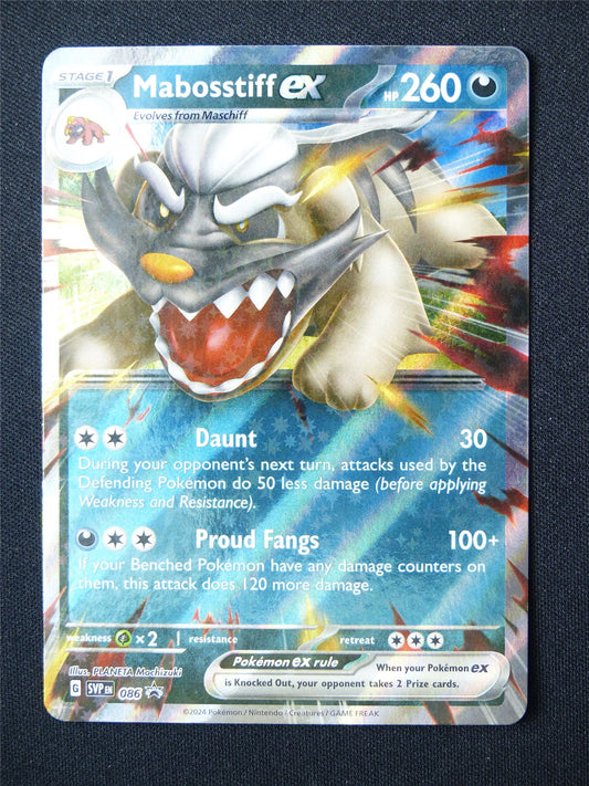 Mabosstiff EX 086 Promo Holo - Pokemon Card #5XR