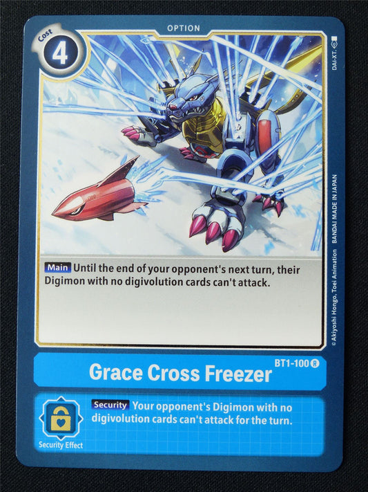 Grace Cross Freezer BT1-100 R - Digimon Card #19F