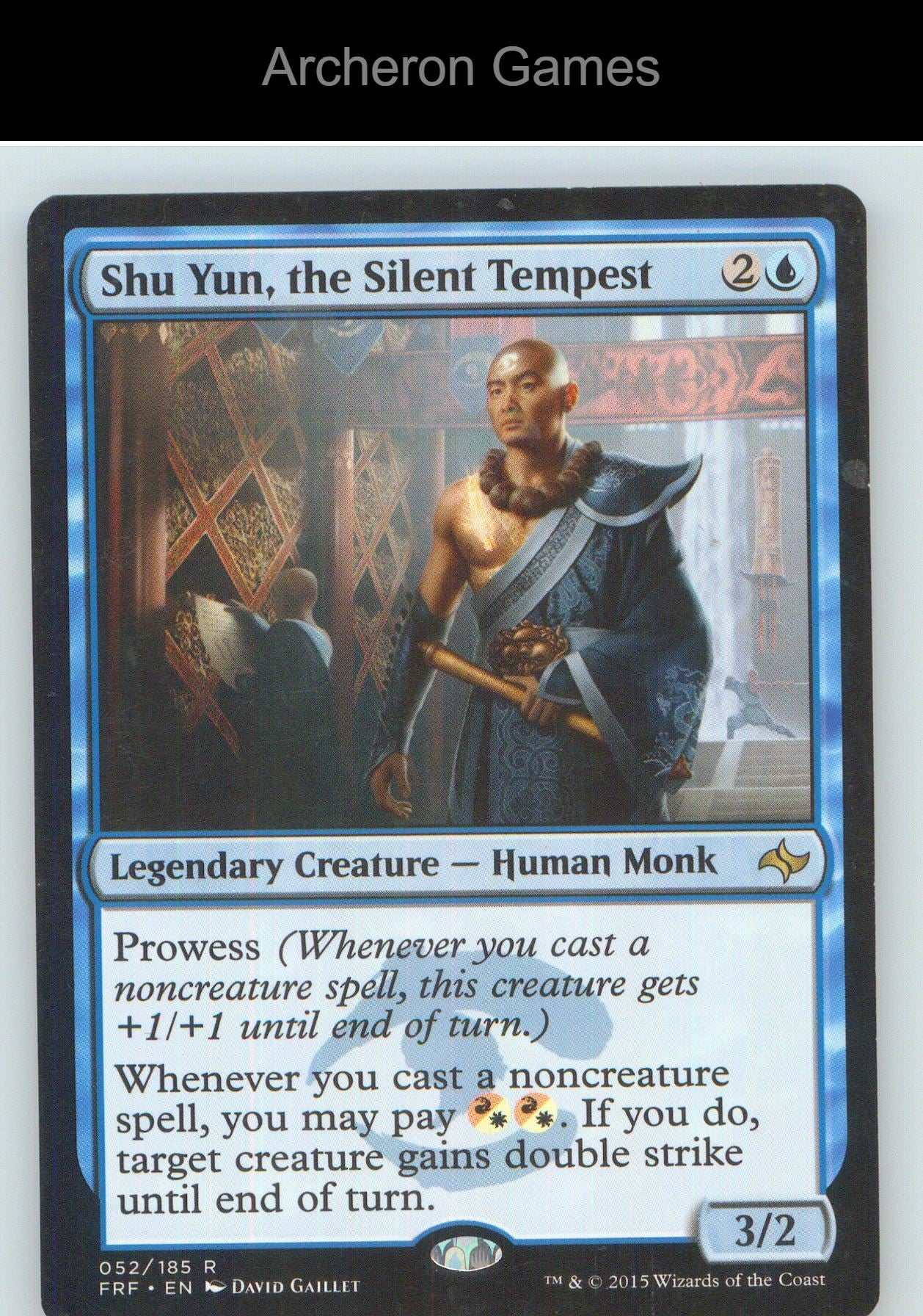 Shu Yun, the Silent Tempest FRF 52 R MTG Card NM/EX+