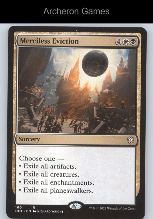 Merciless Eviction 160 R MTG Card Commander: Dominaria United
